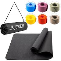 Коврик для йоги и фитнеса + чехол (йога мат, каремат спортивный) OSPORT Yoga Pro 3мм (OF-0089)