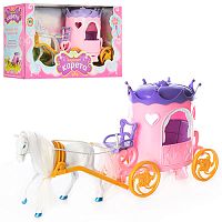 Детсая игрушка карета принцессы с лошадью Metr Plus (315)