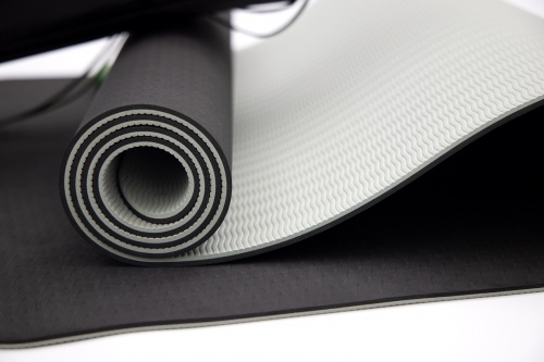 Коврик для йоги и фитнеса + чехол (мат, каремат спортивный) OSPORT Yoga ECO Pro 6мм (n-0007) фото 13