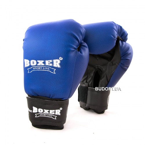 Перчатки боксерские для бокса из кожвинила Boxer 10 унций (bx-0036) фото 6