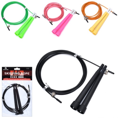 Скакалка скоростная спортивная регулируемая для кроссфита, бокса, фитнеса 290 см OSPORT (MS 3765)