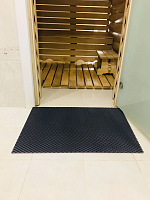 Коврик придверной в прихожую для обуви грязезащитный 100х60 см OSPORT EVA (R-00040)