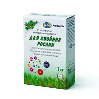 Комплексное минеральное удобрение для хвойных растений от пожелтения гранулированное 1 кг (so-00002)