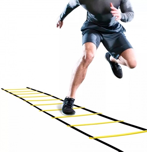 Координационная лестница (скоростная дорожка) для бега и тренировки 20 перекладин Profi (MS 3332-2) фото 2