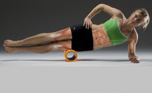 Валик, ролик массажный для спины и йоги OSPORT (MS 1843-3) фото 5
