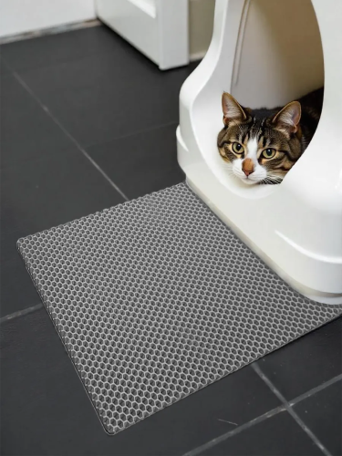 Коврик для кошачьего туалета под кошачий лоток 60х40 см OSPORT (R-00031) фото 14