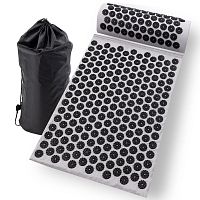 Массажный коврик Аппликатор Кузнецова + валик массажер для спины/шеи/ног/стоп/головы/тела OSPORT (apl-005)