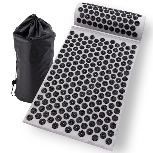 Массажный коврик Аппликатор Кузнецова + валик массажер для спины/шеи/ног/стоп/головы/тела OSPORT (apl-005)