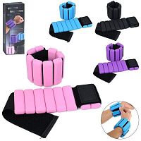 Утяжелители для ног и рук (манжеты для фитнеса и бега) OSPORT 2шт по 0.5кг (MS 4966-1)