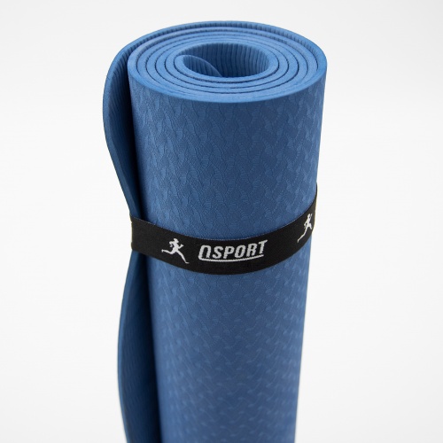Коврик для йоги и фитнеса TPE (йога мат, каремат спортивный) OSPORT Yoga ECO Pro 6мм (OF-0082) фото 5