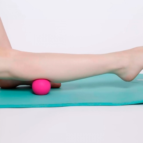 Массажный мячик, мяч массажер для спины, шеи, ног (самомассажа МФР, миофасциального релиза) силикагель OSPORT (MS 3271-4) фото 3