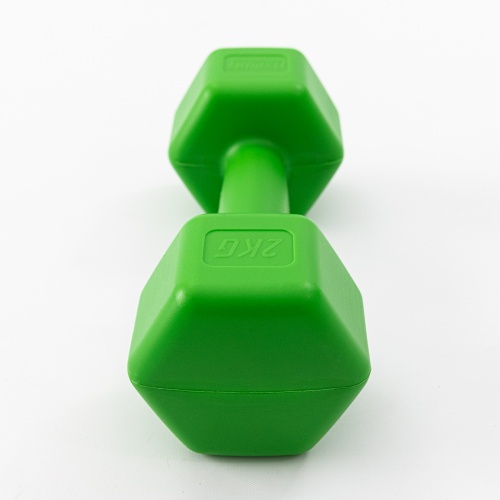 Гантель для фитнеса пластиковая цельная (неразборная) OSPORT Lite 2 кг (OF-0115) фото 17