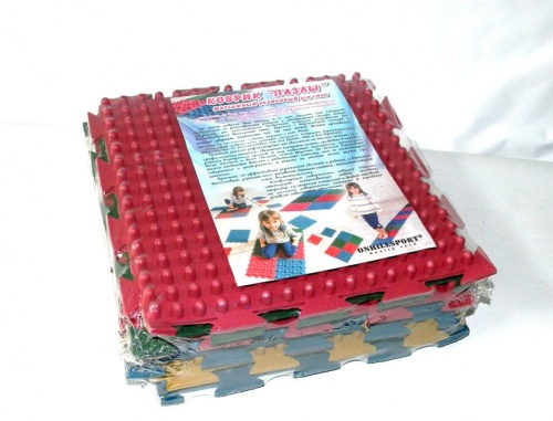 Детский массажный коврик пазл для стоп (ортопедический, резиновый) Onhillsport 10 шт (MS-1209-4) фото 7