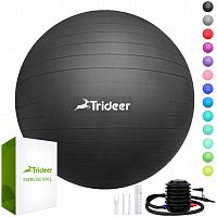 Мяч для фитнеса (фитбол) сатин с насосом Trideer 85см (MS 3218-2)