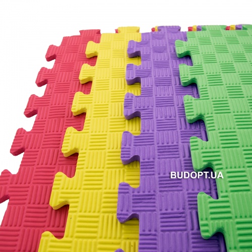Детский игровой коврик-пазл (мат татами, ласточкин хвост) OSPORT 50cм х 50cм толщина 10мм (FI-0009) фото 16