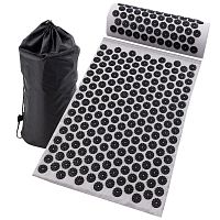 Массажный коврик Аппликатор Кузнецова + валик массажер для спины/шеи/ног/стоп/головы/тела OSPORT (apl-005)