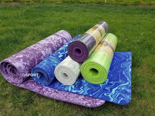 Коврик для йоги и фитнеса PER (йога мат, каремат спортивный) OSPORT Yoga ECO Pro 8мм (OF-0086) фото 19