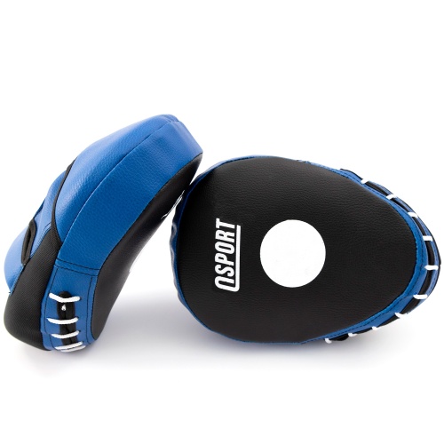 Лапы боксерские (для бокса) гнутые из кожвинила OSPORT Pro (OF-0080) фото 3