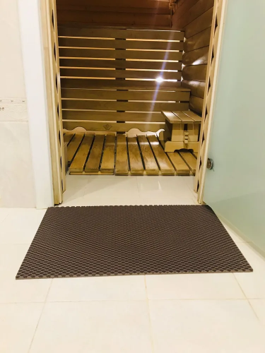 Коврик придверной в прихожую для обуви грязезащитный 40х30 см OSPORT EVA (R-00045) фото 10