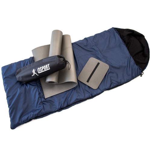 Коврик туристический + спальник + сидушка (каремат в палатку под спальный мешок) OSPORT Осень Medium+ (n-0029) фото 5