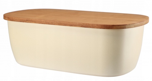 Хлебница (хлебник) для хранения продуктов бамбуковая с крышкой для кухни 36x20,4см Stenson (R28417) фото 2