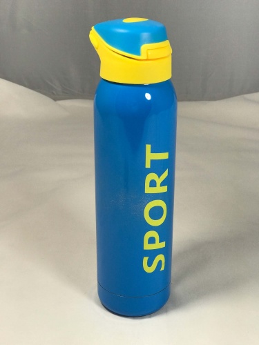 Термос (термочашка) бутылка спортивная металлическая 500мл Stenson Sport New (8257P) фото 8