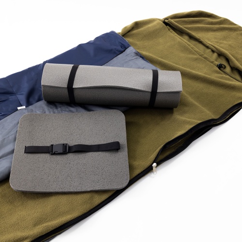 Спальный мешок + вкладыш + туристический коврик + сидушка (в палатку под спальник) OSPORT Лето 4в1 (ty-0037) фото 3