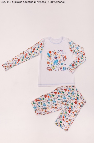 Пижама детская (ночнушка) для детей мальчиков (девочек) OBABY (395-110) фото 2