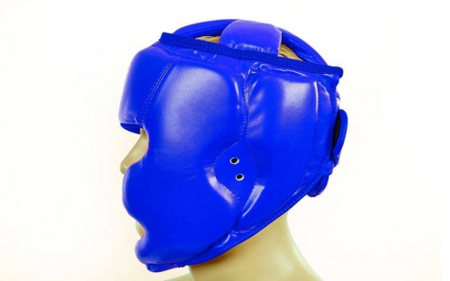 Шлем боксерский (с полной защитой) PU ELAST BO-4299 фото 6