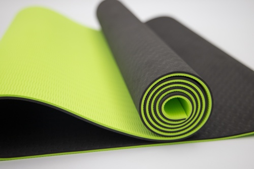 Коврик для йоги и фитнеса + чехол (мат, каремат спортивный) OSPORT Yoga ECO Pro 6мм (n-0007) фото 9