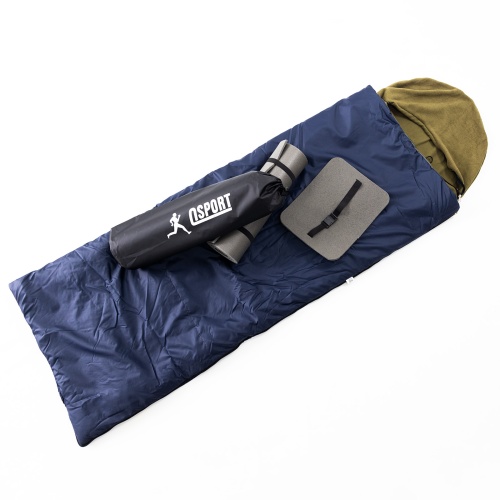Спальный мешок + вкладыш + туристический коврик + сидушка (в палатку под спальник) OSPORT Лето 4в1 (ty-0037) фото 2