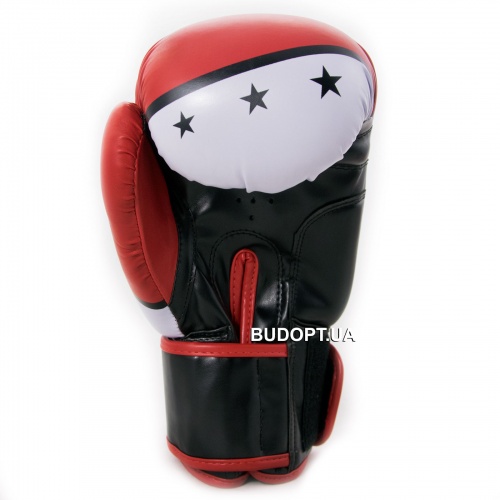 Перчатки боксерские для бокса Кожа PU Everlast BO-0221 SUPER-STAR (10, 12 унций) фото 4