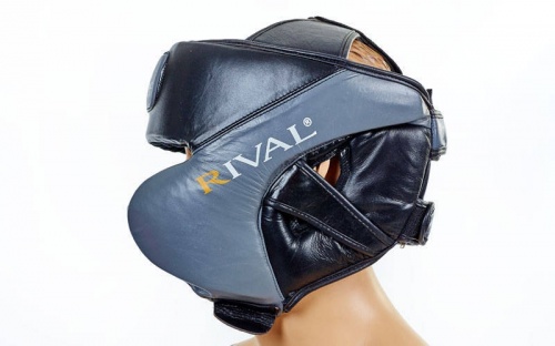 Шлем боксерский (в мексиканском стиле) кожа RIVAL MA-6004 фото 4