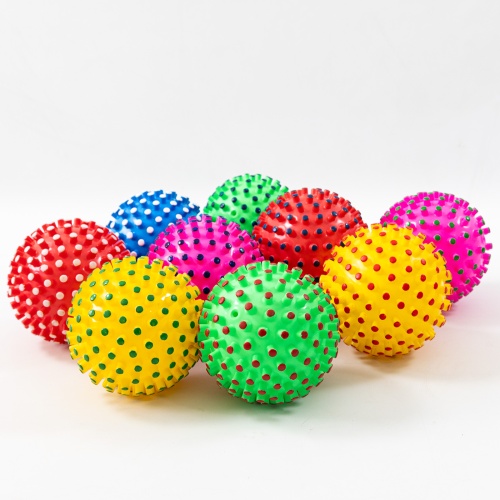 Мяч массажный надувной детский (массажер для ног и рук) OSPORT 15см (MS 4525) фото 2