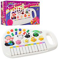 Пианино детское со звуко и светоигрой на батарейках Profi (M 0381 U/R)