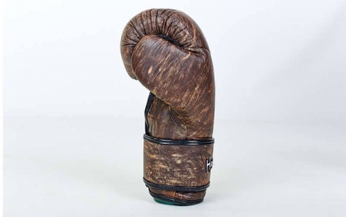 Перчатки боксерские (для бокса) кожаные на липучке 10-12oz HAYAB KANPEKI (VL-5779) фото 2