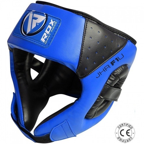 Боксерский шлем детский RDX Blue фото 7