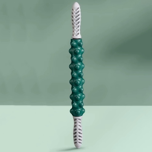 Массажный ролик, валик для массажа спины ручной массажер с двумя ручками для шеи, ног 49х5см OSPORT (MS 4815) фото 3 Массажный ролик, валик для массажа спины ручной массажер с двумя ручками для шеи, ног 49х5см OSPORT (MS 4815) фото 3