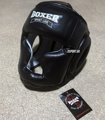 Шлем для каратэ кожаный Элит Boxer L (bx-0073) фото 2