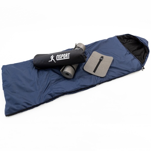 Коврик туристический + спальник + сидушка (каремат в палатку под спальный мешок) OSPORT Осень Medium (n-0028) фото 2
