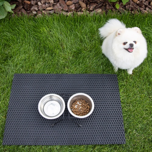 Коврик под миски для домашних животных, подкладка под тарелку для кошек 60х40 см OSPORT (R-00037)
