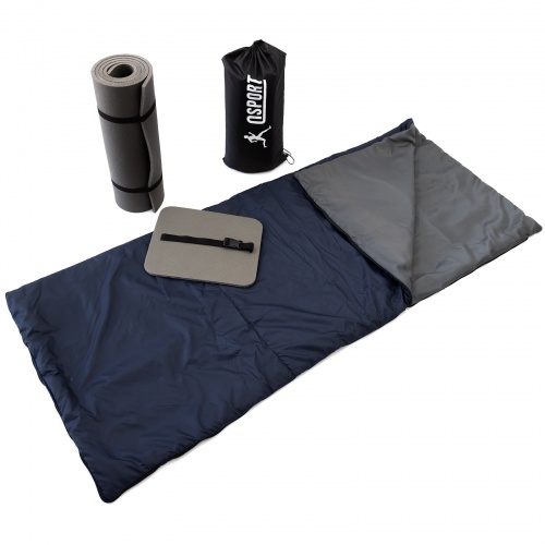 Коврик туристический + спальник + сидушка (каремат в палатку под спальный мешок) OSPORT Lite Лето (n-0012) фото 4
