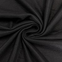 Ткань флис полар однотонный подкладочный плотный 250г/м2, ширина 180см, Черный (TK-0002)
