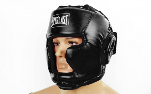 Шлем боксерский (с полной защитой) PU ELAST BO-3954 фото 2