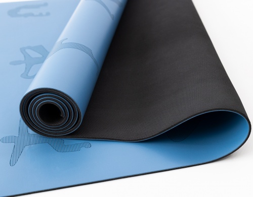 Коврик для йоги и фитнеса (йога мат) резиновый профессиональный OSPORT 5мм (MS 2898) фото 12