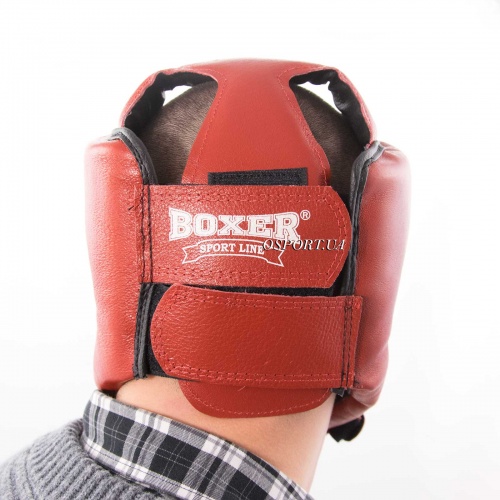 Шлем каратэ кожаный Boxer L (bx-0069) фото 2