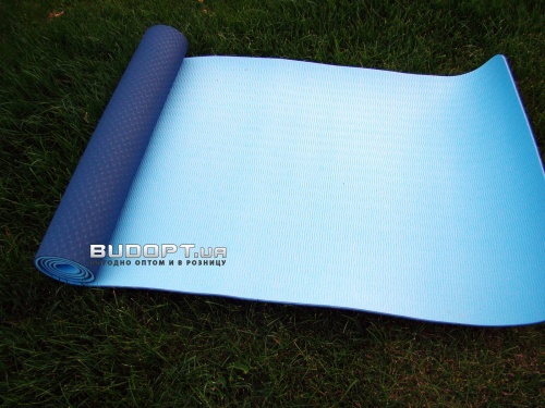 Коврик для йоги и фитнеса TPE (йога мат, каремат спортивный) OSPORT Yoga ECO Pro 8мм (FI-0112) фото 12