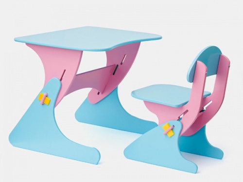 Набор детской мебели (1 стол, 1 стул) с регулировкой высоты SportBaby (KinderSt-1) фото 6