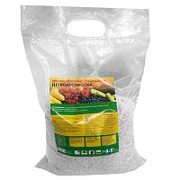 Нитроаммофоска 16-16-16+10S гранулированная, комплексное минеральное удобрение для почвы 5кг (so-00014)