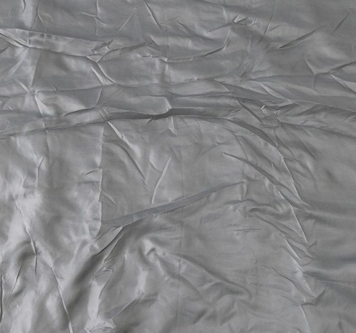 Ткань подкладочная (подкладка) однотонная, водоотталкивающая 150 см серый (TK-0020) фото 2
